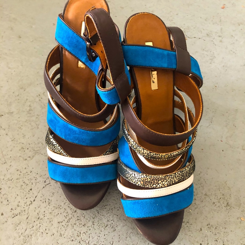 Real leather heels